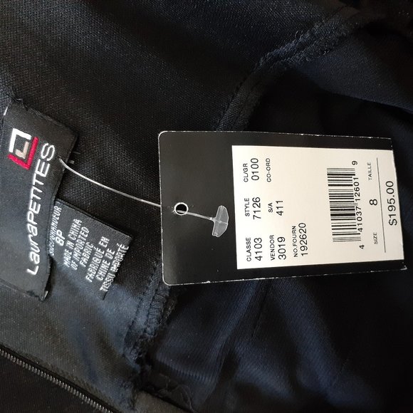 Robe de soirées noire taille Small Laura - Picture 3 of 6